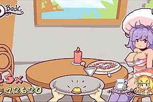 In this hentai game, chef takes huge futanari cock in ass episode 5