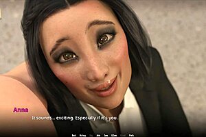 Visual novel game walkthrough with PC gameplay