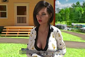 Helping hotties in outdoor gameplay adventure