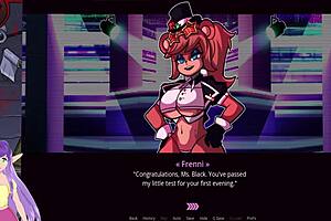 Frennie Fazclaire's big boobs and anime lesbian sex scenes in part 1