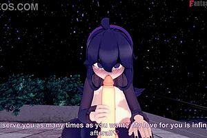 Hex Maniac Trainer Enjoys Public Sex in Classroom