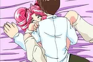 anime teen 18+ gets roughly pounded in her tight wet pussy.