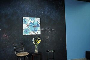 Behind the scenes fetish model promo