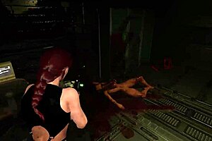 Adult animated game Project Werewolf - Part 3: Anal sex and ass fucking with big tits