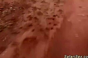 African fetish porn in the great outdoors with an orgy and facial scene