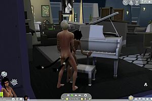 Beautiful shemale action in the world of The Sims 4