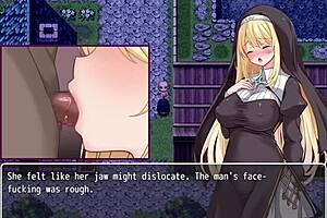 passion of sister christina in anime hentai game