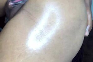 Big black cock makes my pussy wet and slippery