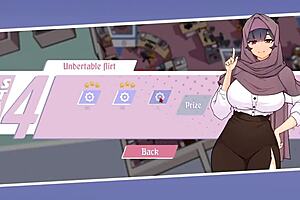 3D animated tits bouncing in Muslim boss hentai