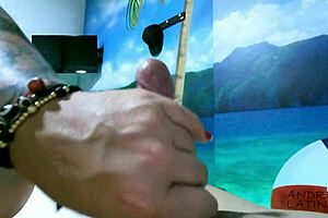 Chubby Couple Enjoys Close-Up Handjob Massage in HD POV