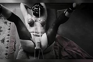 Bondage Obeygirl Milf Reaches Orgasm with Big Tits