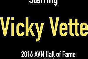 Milf vicky vette teases big cock and gets cum on tits 😉