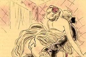 this vintage erotic illustration from retro anime hentai is so captivating 😍