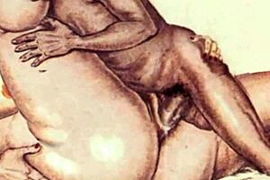 Oh my gosh, dive into this stunning vintage erotic art now!