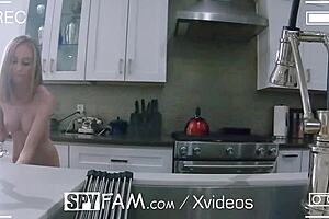 Horny step sister leaves dildo in dishwasher!