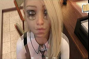 wvm 46 office fun with sexy blonde cheerleader