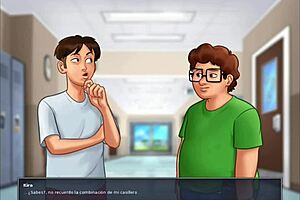Animated game with a hot and curvy girl called Summertime Saga