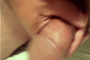 Me Enjoying and Swallowing It All in a Suggestive Moment