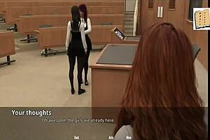 wvm 46 office fun with sexy blonde cheerleader