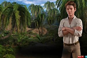 3D animated sex adventure with Clare by the river