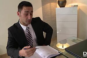 Busty Milf Emma Leigh Seduced at Work for Rough Office Fucking 😍