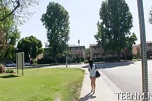 Mia Hurley Gets Rough Blowjob In Doggystyle