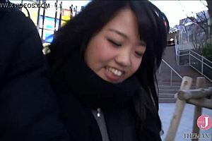 inserting cock into eager pussy, making her moan with hard thrusts