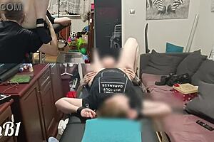 I got tied up and fucked hard on the massage table. That orgasm blew my mind in part 1!