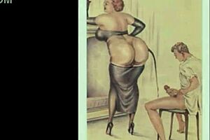 this vintage erotic illustration from retro anime hentai is so captivating 😍