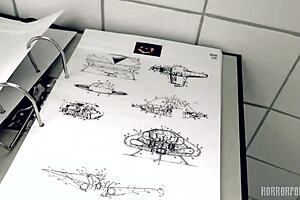 horrorporn dives into roswell ufo cosplay with bizarre alien bondage action. rough fetish unfolds!