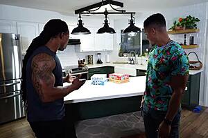 I am voluptuous ebony with big tits and want gangbang with 2 bbc