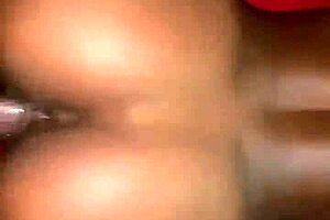 Cheating ebony takes big black cock after boyfriend leaves