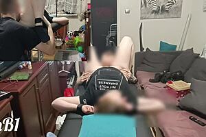 I got tied up and fucked hard on the massage table. That orgasm blew my mind in part 1!