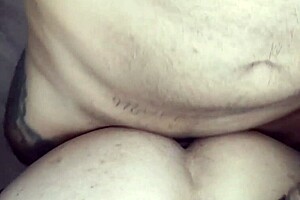 In this hentai story, the girlfriend gets bent over for a doggystyle cumshot from her mommy figure.