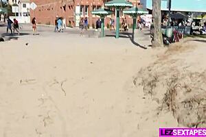 Intense lesbian licking and fingering