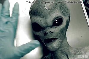 horrorporn dives into roswell ufo cosplay with bizarre alien bondage action. rough fetish unfolds!