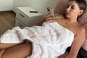 Horny Step Dad Catches Naked Step Daughter After Shower