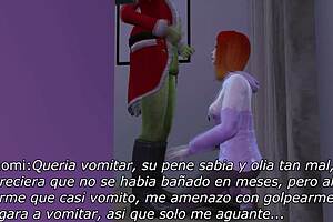 the grinch steals christmas in this ugly old man cartoon