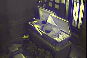 Couple Caught On Hidden Cam Fucking Hardcore In Coffin Doggy Style.