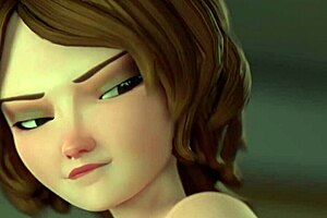 3D game with Elastigirl teaching sex to her step-son