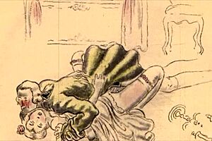 this vintage erotic illustration from retro anime hentai is so captivating 😍