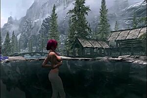 Triss Merigold's hot spring scene in SC1: Erotic Fantasy