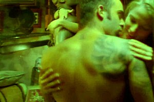 Beautiful threesome with old and young couples and bisexual action