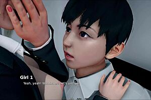 My Bully Is My Lover Riding His Monster Cock Passionately.