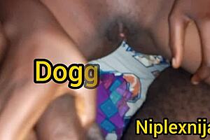 Intense doggy style action with black women