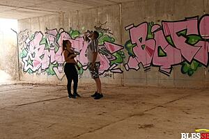 she goes running and i go running on her big tits outdoors