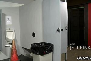 Intense Gay Gloryhole Encounter in the Toilet