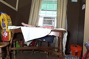 full video of her dildo collection with water play