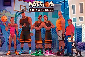 gay cartoon characters with massive cocks in basketball game