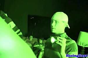 In the dorm, twinks get HAZED with ASSFUCKING and cum on each other